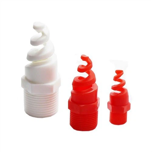 Bicos de pulverização em espiral de plástico pigtail PP PTFE